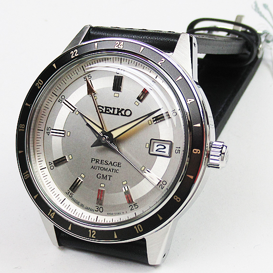 【稼働品】SEIKO PRESAGE SARY231 自動巻き GMT SEIKO（セイコー） 時計 メンズ メカニカル プレザージュStyle60's GMT