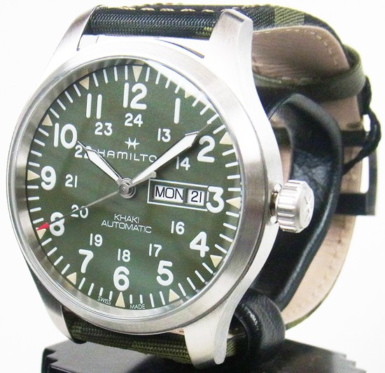 HAMILTON（ハミルトン） 時計 メンズ カーキ フィールド デイデイト