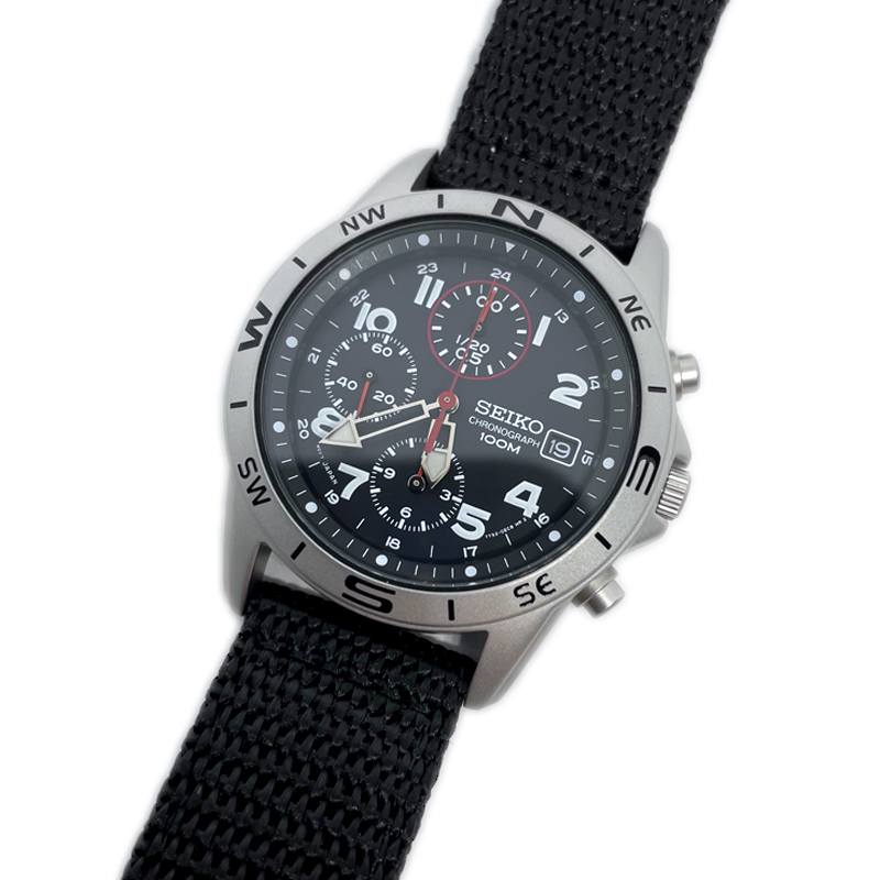 即納】SEIKO セイコー CHRONOGRAPH クロノグラフ 日本製ムーブメント 