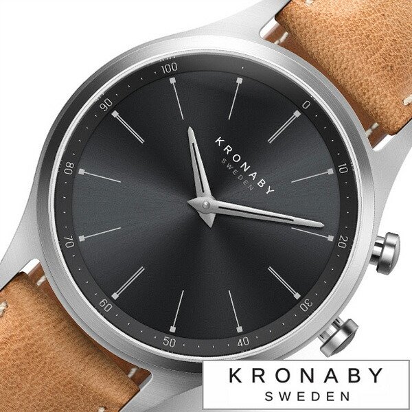 クロナビー 時計 KRONABY 腕時計 セイケル SEKEL メンズ ブラック A1000-3123