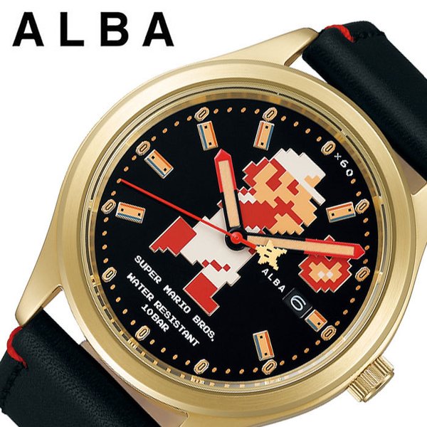 ALBA（SEIKO） セイコー スーパーマリオ 限定コラボモデル 機械式 