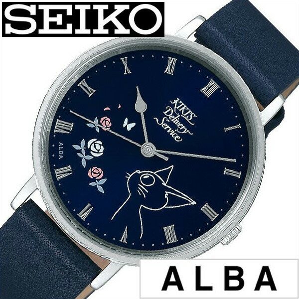 セイコー アルバ 腕時計 SEIKO ALBA 時計 レディース ネイビー ACCK417 正規品 ブランド ラウンド キャラクター ジブリ 記念  魔女の宅急便 魔女宅 ジジ キキ : acck417 : 正規腕時計の専門店ウォッチラボ - 通販 - Yahoo!ショッピング