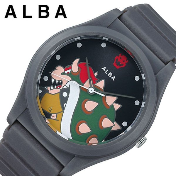 Yahoo! Yahoo!ショッピング(ヤフー ショッピング)セイコー アルバ スーパーマリオ コラボモデル 腕時計 SEIKO ALBA 時計 ユニセックス メンズ レディース ブラック ACCK433 正規品 人気 ブランド SUPER