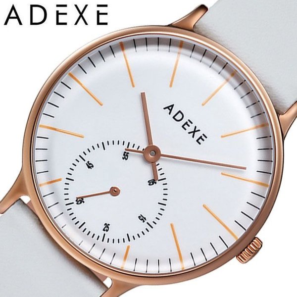 アデクス 時計 ADEXE 腕時計 プチ PETITE レディース ホワイト 1870A