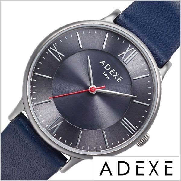 アデクス 腕時計 ADEXE 時計 レディース グレー 1870E-01 : adx-1870e