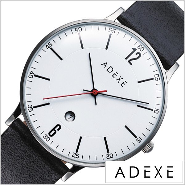 アデクス 腕時計 グランデ ADEXE 時計 GRANDE メンズ ホワイト 2046B