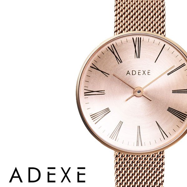 アデクス 時計 ADEXE 腕時計 ラグジュアリーライン プチ Luxury line PETITE レディース ローズゴールド ADX-2503M-01 ブランド かわいい カジュアル 話題