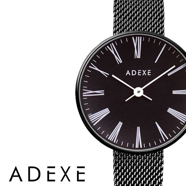 アデクス 時計 ADEXE 腕時計 ラグジュアリーライン プチ Luxury line PETITE レディース ブラック ADX-2503M-07 ブランド かわいい カジュアル 話題