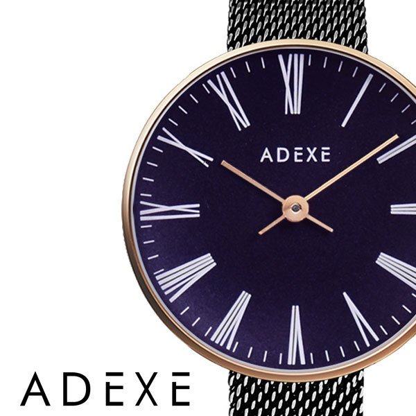 アデクス 時計 ADEXE 腕時計 ラグジュアリーライン プチ Luxury line PETITE メンズ ブルー ADX-2504M-02 ブランド カジュアル 話題 ファッション SNS