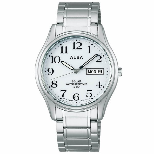 ALBA（SEIKO） セイコー アルバ ソーラー 時計 電池交換不要 SEIKO