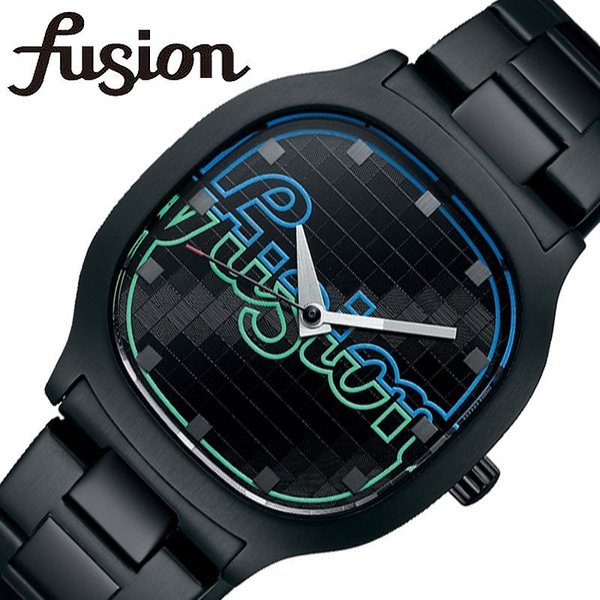 セイコー アルバ フュージョン 腕時計 SEIKO ALBA FUSION 時計 ユニセックス メンズ レディース ブラック AFSK406 人気 ブランド 四角 スクエア 防水