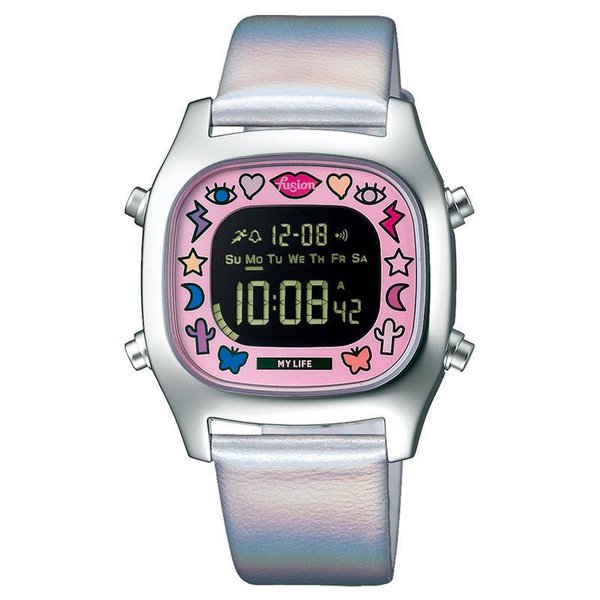 セイコー アルバ フュージョン 時計 SEIKO ALBA FUSION 腕時計 メンズ レディース ブラック ピンク 黒 AFSM702 人気 ブランド おすすめ おしゃれ かっこいい｜watch-lab｜02