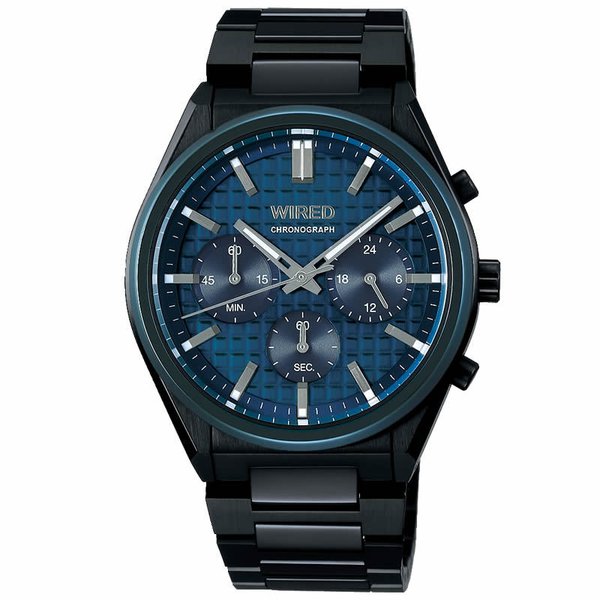 WIRED セイコー 腕時計 ワイアード SEIKO メンズ ブラック 時計