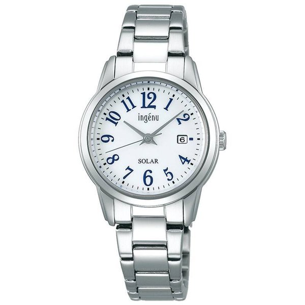 セイコー アルバ アンジェーヌ ソーラー 時計 SEIKO ALBA INGENU 腕時計 レディース ホワイト 白 AHJD419 人気 ブランド おすすめ おしゃれ かわいい｜watch-lab｜02