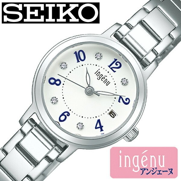 セイコー アルバ アンジェーヌ 時計 SEIKO ALBA ingenu 腕時計 レディース ホワイト AHJK444 アナログ ラウンド ビジネス ファッション｜watch-lab