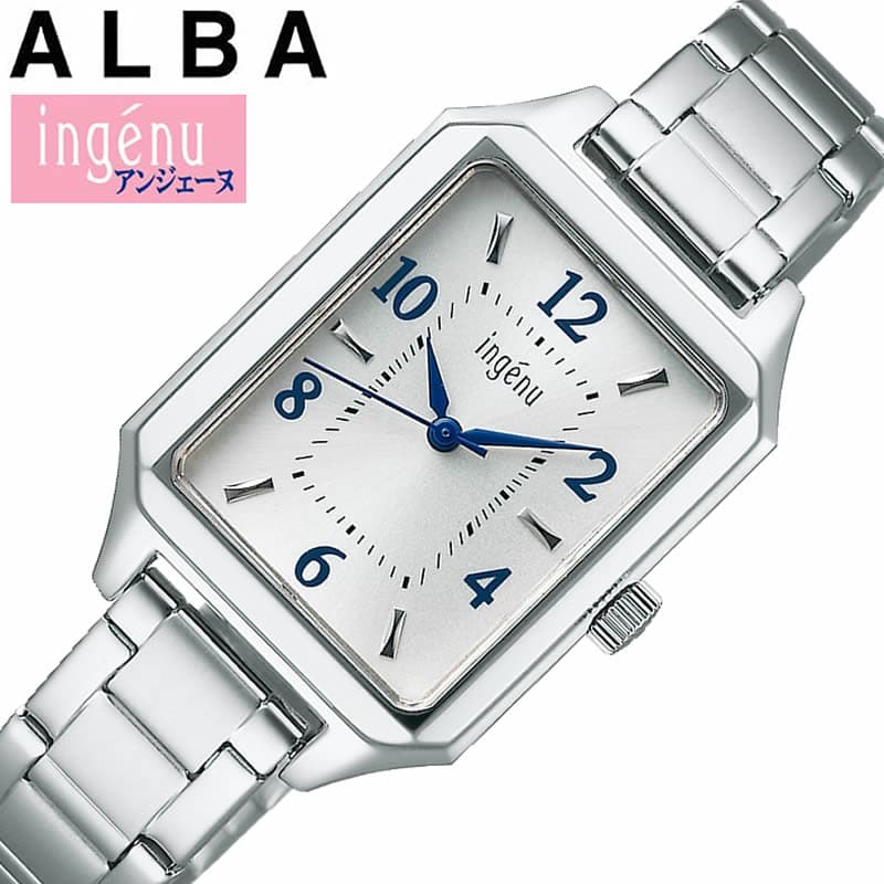 セイコー アルバ 腕時計 アンジェーヌ SEIKO ALBA ingenu レディース ホワイト シルバー 時計 クォーツ AHJK468 人気 おすすめ おしゃれ ブランド