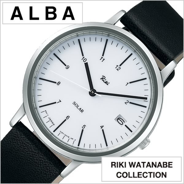 セイコー アルバ リキ ワタナベ 時計 SEIKO 腕時計 ALBA RIKI WATANABE COLLECTION メンズ腕時計 ホワイト AKPD021