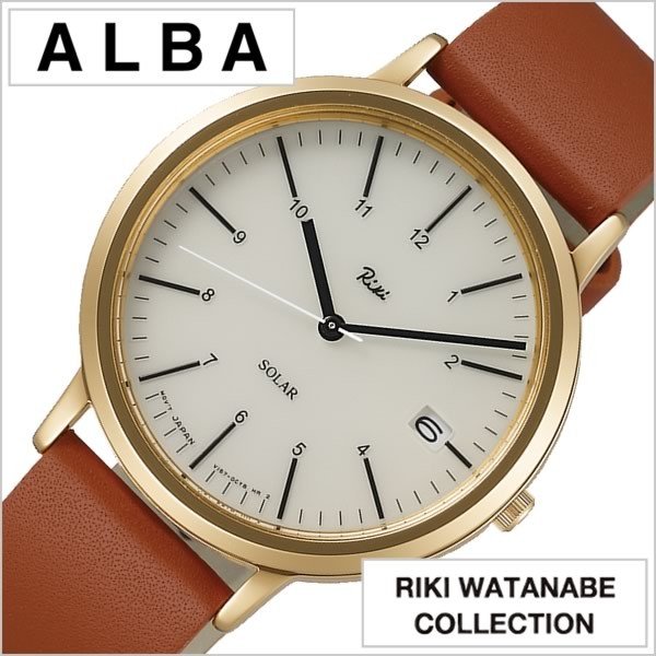 セイコー アルバ リキ ワタナベ 時計 SEIKO 腕時計 ALBA RIKI WATANABE COLLECTION メンズ腕時計 ホワイト AKPD024