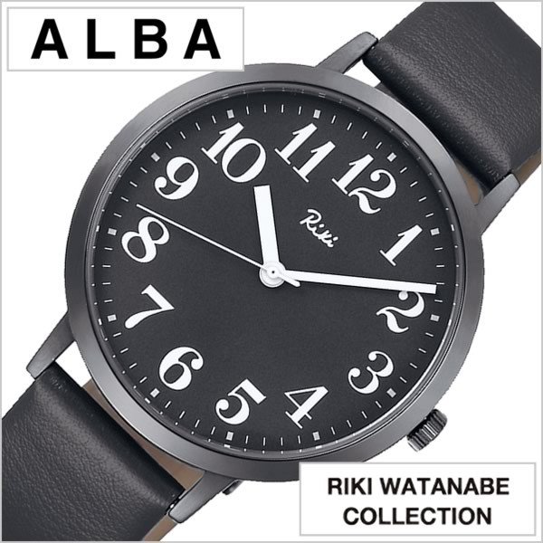 セイコー アルバ リキ ワタナベ 時計 SEIKO 腕時計 ALBA RIKI WATANABE メンズ ブラック AKPK425