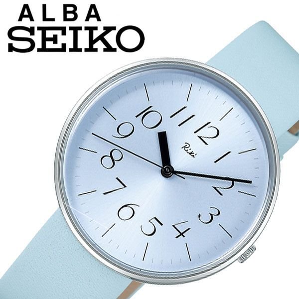 セイコー アルバ リキワタナベ 限定モデル 「涼」 時計 SEIKO ALBA RIKI WATANABE 腕時計 レディース 水色 AKQK716 人気 おすすめ ブランド 防水 高級