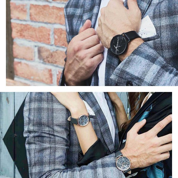 ALLY DENOVO アリーデノヴォ カララマーブル 40mm 大理石 腕時計