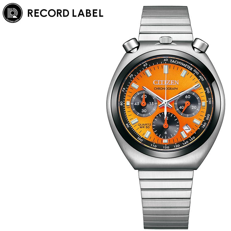 RECORD LABEL シチズン 腕時計 レコードレーベル ツノクロノ CITIZEN