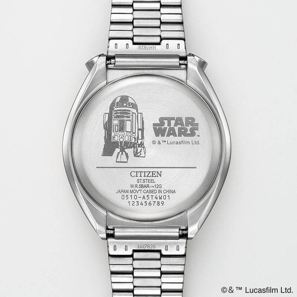 シチズンツノクロノ　STAR WARS 腕時計 ラバーベルトに交換　未使用 2022年 新作】シチズン、スター・ウォーズ仕様の特別な「ツノクロノ