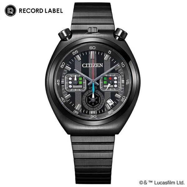 シチズン 腕時計 レコードレーベル ツノクロノ 特定店限定モデル スター・ウォーズモデル CITIZEN RECORD LABEL STAR WARS DARTH VADER AN3669-52E｜watch-lab