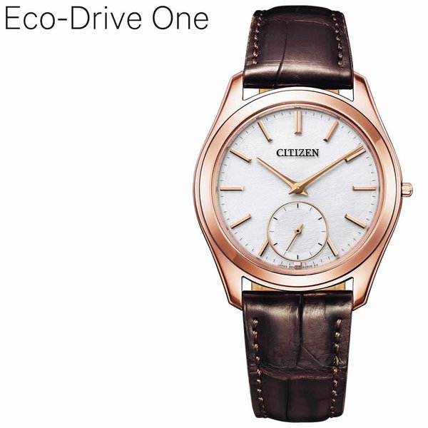 シチズン 腕時計 エコ・ドライブ ワン CITIZEN Eco-Drive One メンズ ホワイト ブラック 時計 クォーツ Comfort-Line (コンフォートライン) AQ5012-14A 人気｜watch-lab