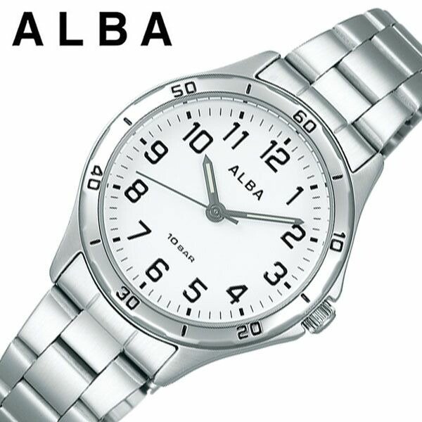 セイコー アルバ 時計 SEIKO ALBA 腕時計 レディース ホワイト AQQK407 人気 おすすめ ブランド おしゃれ 防水 軽量 おしゃれ ビジネス スーツ 仕事