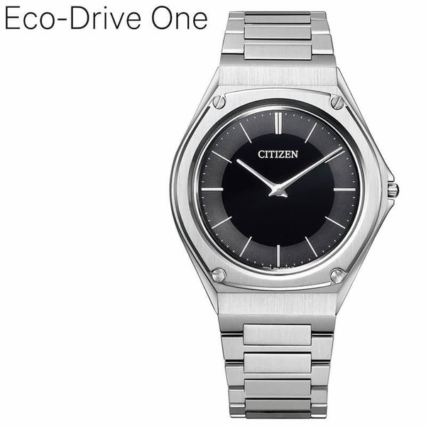 シチズン 腕時計 エコ・ドライブ ワン CITIZEN Eco-Drive One メンズ ブラック シルバー 時計 AR5060-58E