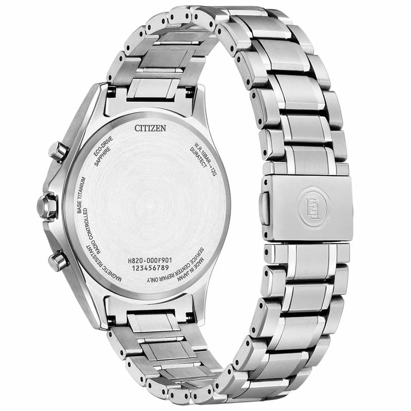 シチズン 腕時計 エクシード CITIZEN EXCEED メンズ ホワイト シルバー 時計 ソーラー クォーツ 電波時計 45周年記念 ペアモデル AT9130-69W 人気 おすすめ｜watch-lab｜03