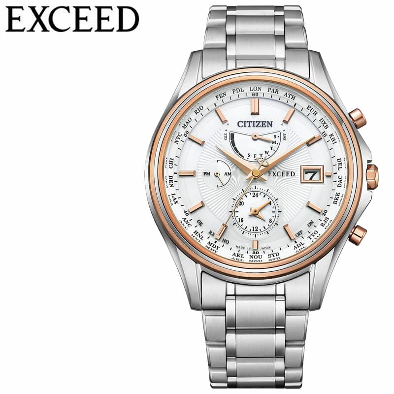  ӻ  CITIZEN EXCEED  ۥ磻 С  顼  Ȼ 45ǯǰ ڥǥ AT9134-68W ͵ 