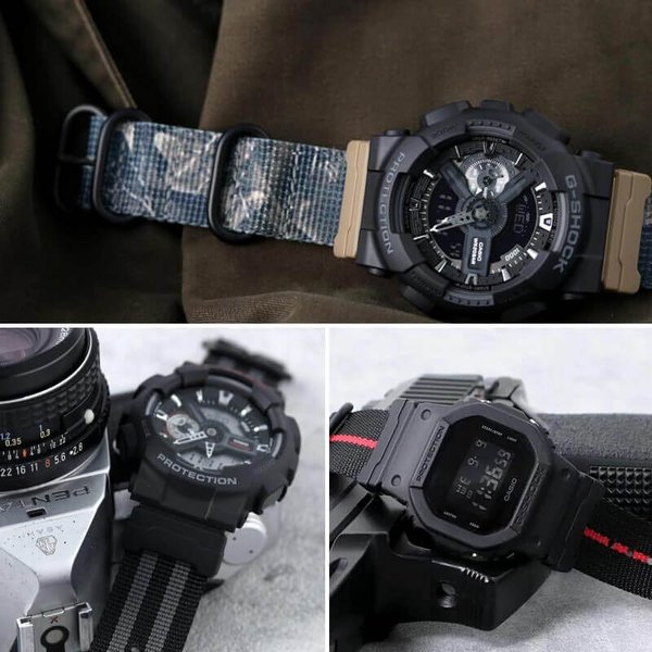 G-SHOCK 対応 ナイロンベルト ZULU ストラップ アダプター カスタム セット Gショック ジーショック 替え バンド 幅 24mm  ズールー NYLON BELT 時計 :belt-casio001:正規腕時計の専門店ウォッチラボ - 通販 - Yahoo!ショッピング