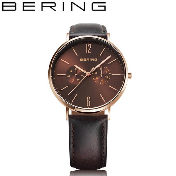 ベーリング 腕時計 チェンジズ シリーズ 替えベルト付き BERING 時計 CHANGES Series メンズ ブラウン 14240-265 人気 ブランド おすすめ かっこいい レザー