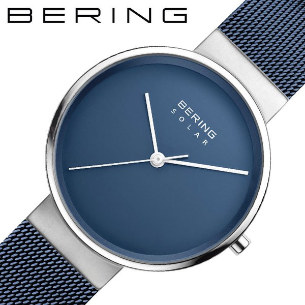ベーリング 腕時計 ソーラーコレクション BERING Solar Collection レディース ブルー ネイビー 時計 クォーツ ソーラー 14331-307 人気 おしゃれ