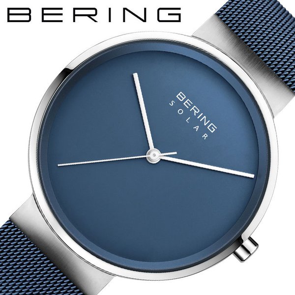 ベーリング 腕時計 ソーラーコレクション BERING Solar Collection メンズ ブルー ネイビー 時計 クォーツ ソーラー 14339-307 人気 おしゃれ