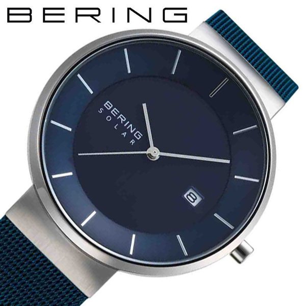 ベーリング腕時計 BERING時計 BERING 腕時計 ベーリング 時計 スカンジナヴィアンソーラ- Scandinavian Solar メンズ ブルー 14639-307 人気 おすすめ