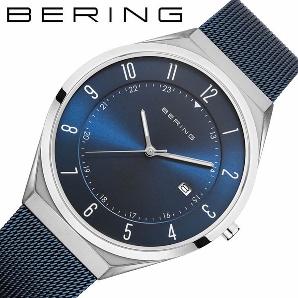 ベーリング 腕時計 ウルトラスリム BERING Ultra Slim 北欧 シンプル メンズ ネイビー 時計 BER-18740-307 人気 おすすめ おしゃれ 流行り アナログ ブランド｜watch-lab