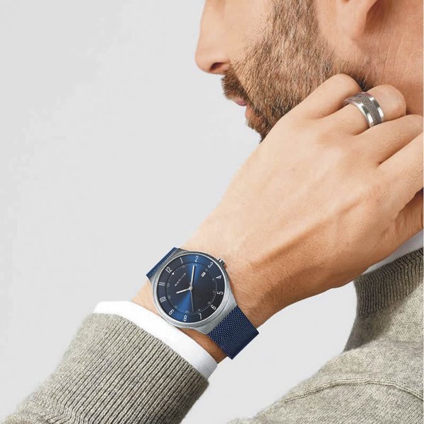 ベーリング 腕時計 ウルトラスリム BERING Ultra Slim 北欧 シンプル メンズ ネイビー 時計 BER-18740-307 人気 おすすめ おしゃれ 流行り アナログ ブランド｜watch-lab｜03