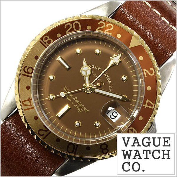 ヴァーグ ウォッチ コー 腕時計 ブラウン ジーエムティー 時計 VAGUE WATCH Co. BRWN GMT