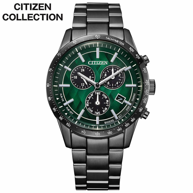 シチズン 腕時計 CITIZEN 時計 シチズンコレクション ライトインブラック CITIZEN COLLECTION LIGHT in BLACK 2022 GREEN EDITION メンズ グリーン bl5497-85w