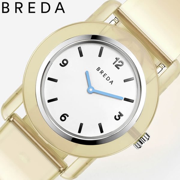 ブレダ 腕時計 プレイ BREDA PLAY レディース ホワイト クリアベージュ 時計 BREDA-1742B 人気 おすすめ おしゃれ ブランド プレゼント ギフト