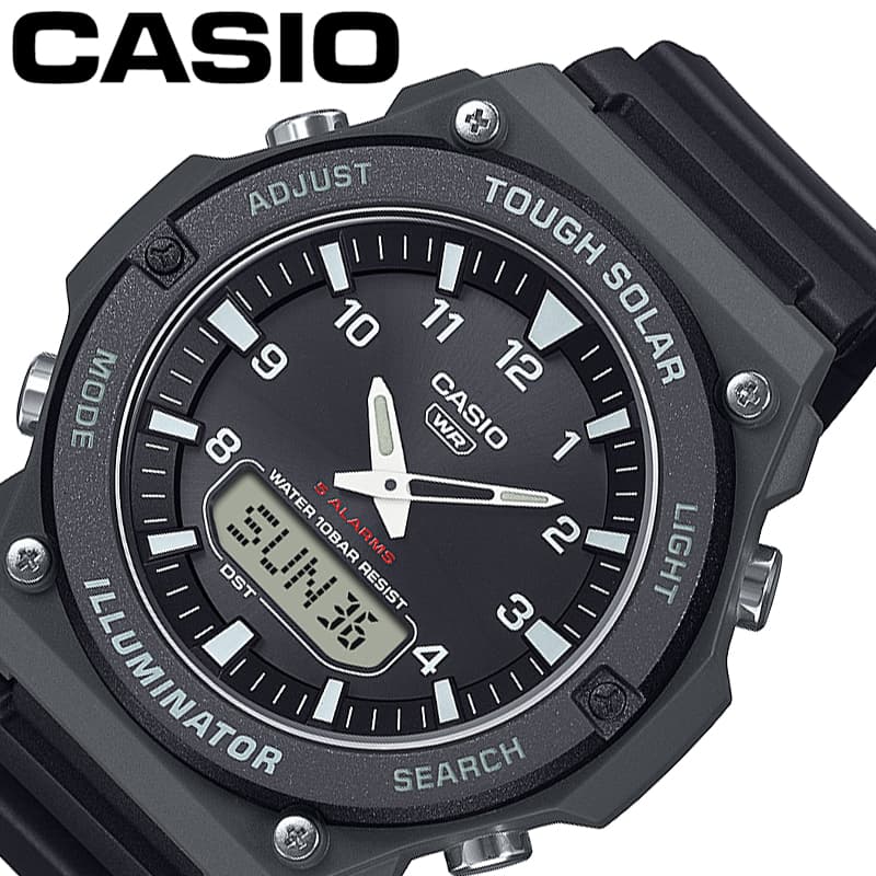 カシオ 腕時計 CASIO 時計 スタンダード STANDARD メンズ ブラック