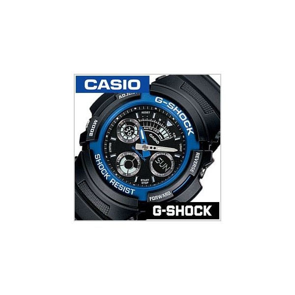 カシオ Gショック 腕時計 CASIO G-SHOCK 時計 メンズ ブラック AW-591-2AJF