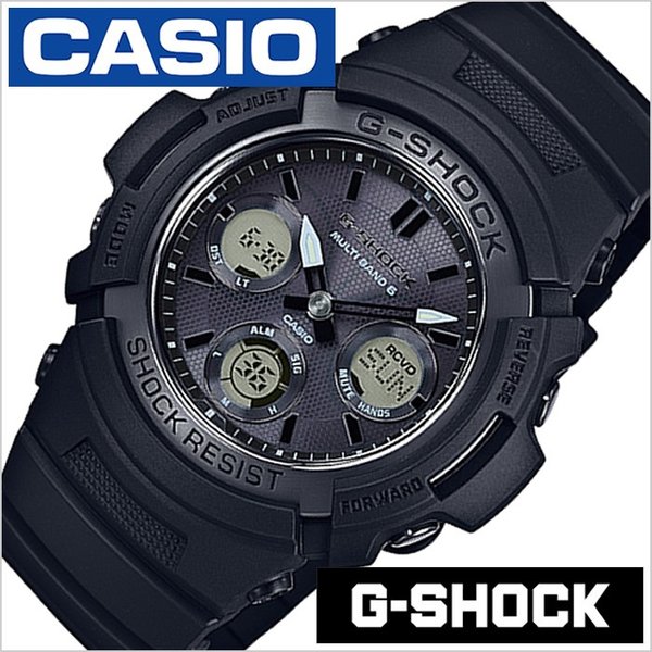 カシオ Gショック 時計 CASIO G-SHOCK 腕時計 CASIO腕時計 カシオ時計 ジーショック メンズ ブラック AWG-M100SBB-1AJF