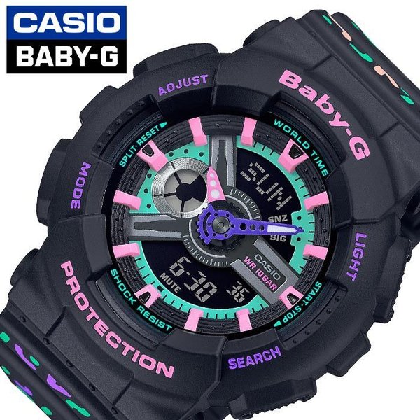 カシオ腕時計 CASIO時計 CASIO 腕時計 カシオ 時計 ベビージー BABY-G レディース ブラック