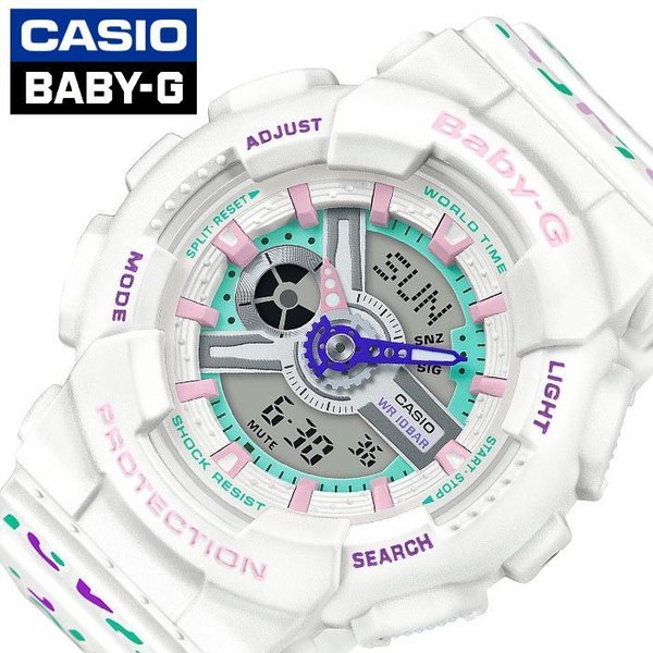 カシオ腕時計 CASIO時計 CASIO 腕時計 カシオ 時計 ベビージー BABY-G レディース グレー BA-110TH-7AJF