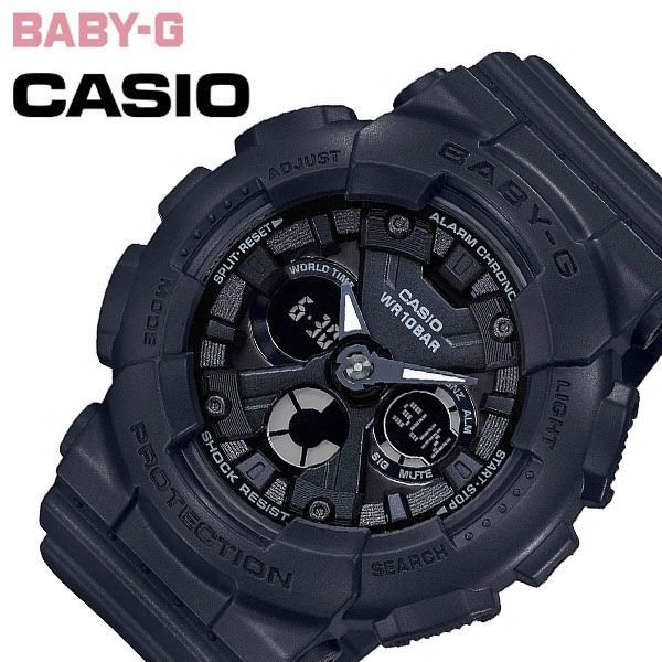 カシオ ベビーG 腕時計 CASIO BABY-G 腕時計 レディース ブラック BA