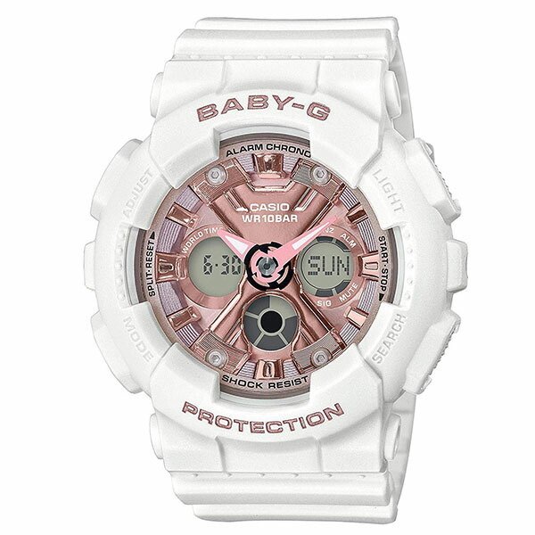 カシオ ベビーG 腕時計 CASIO BABY-G 腕時計 レディース ピンクメタリック BA-130-7A1JF 正規品 ベビージー ベイビージー  人気 おすすめ おしゃれ